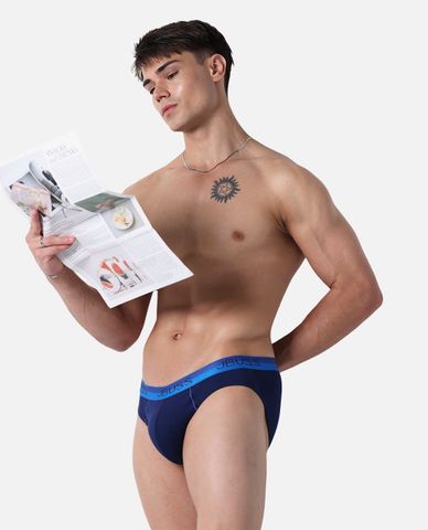  JBUSS - Quần lót nam dáng brieft cotton trơn 