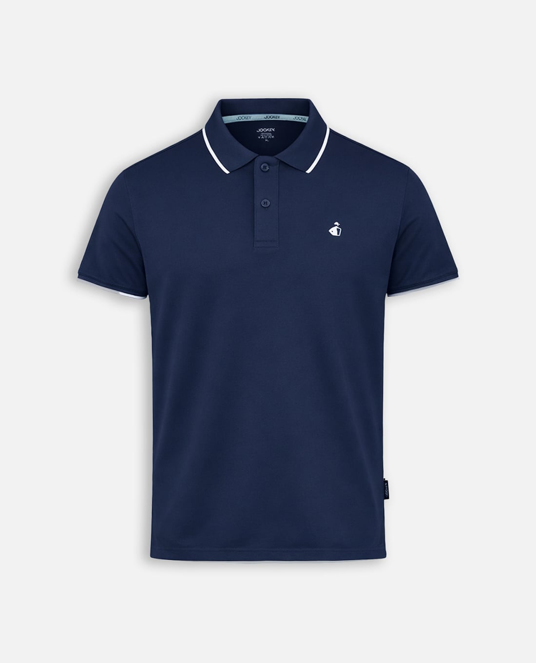 JOCKEY - Áo polo nam cổ bẻ tay ngắn thêu logo Half Boy