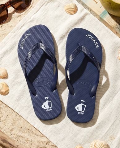  JOCKEY - Dép kẹp unisex in logo năng động 