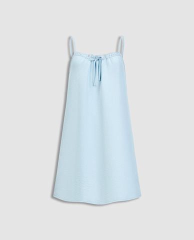  MISAKI - Đầm ngắn nữ mặc nhà hai dây cotton 