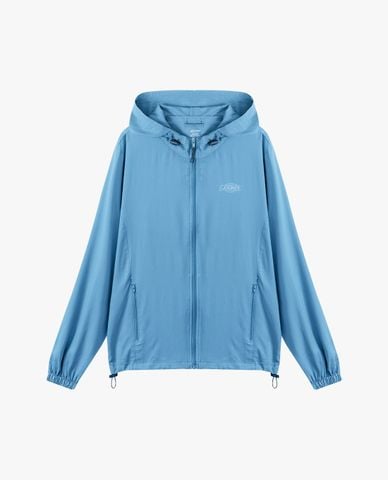  JOCKEY - Áo khoác phối mũ unisex tay dài chống tia UV 