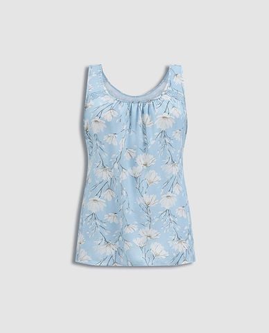  VERA - Bộ quần áo nữ ngắn mặc nhà rayon in 