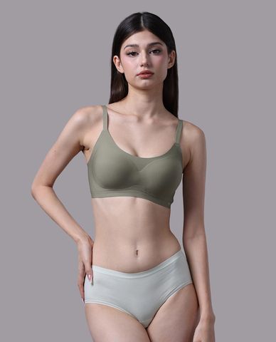  MISAKI - Quần lót hipster nữ cotton spandex trơn 