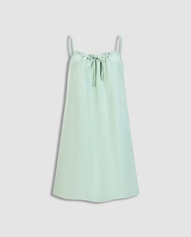  MISAKI - Đầm ngắn nữ mặc nhà hai dây cotton 