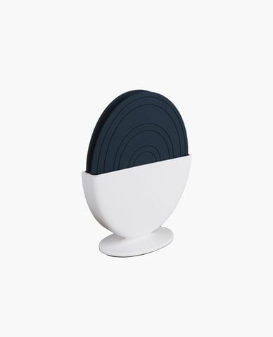  SALLEMA - Set 2 miếng lót nồi silicone hình quả trứng 