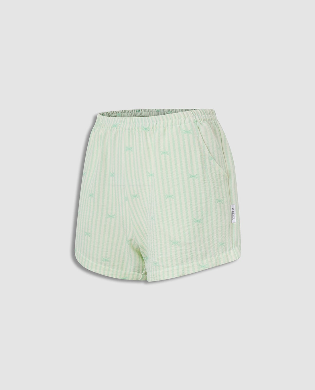 JOCKEY - Quần short kate nữ mặc nhà kẻ sọc