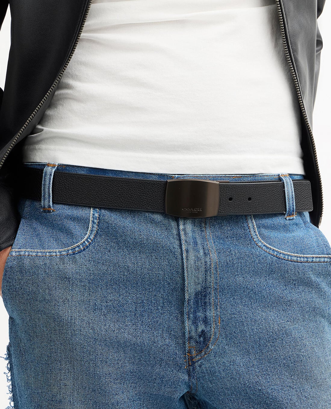 COACH Thắt lưng nam Boxed Plaque And Harness phụ kiện nam cao cấp