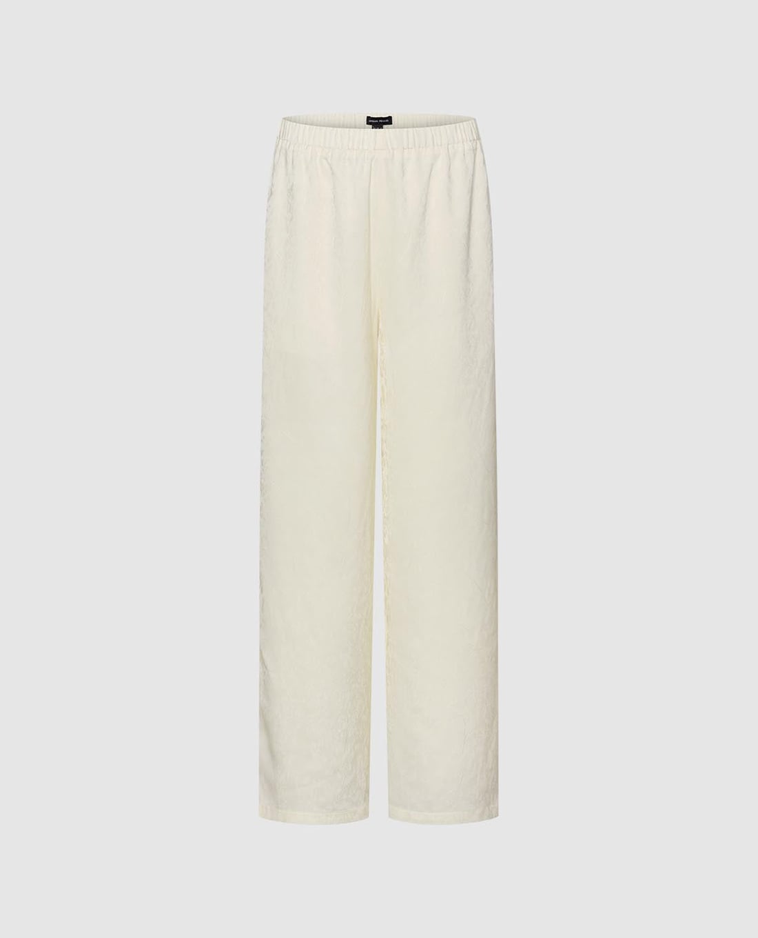 URBAN REVIVO - Quần nữ ống rộng lưng thun