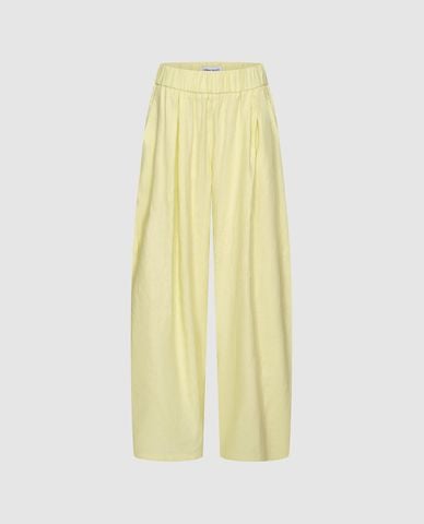  URBAN REVIVO - Quần nữ ống rộng lưng thun 
