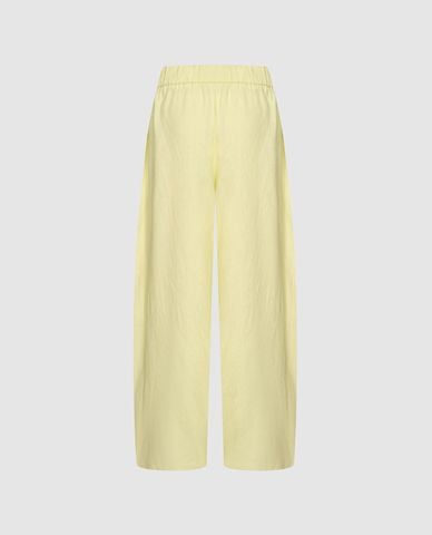  URBAN REVIVO - Quần nữ ống rộng lưng thun 