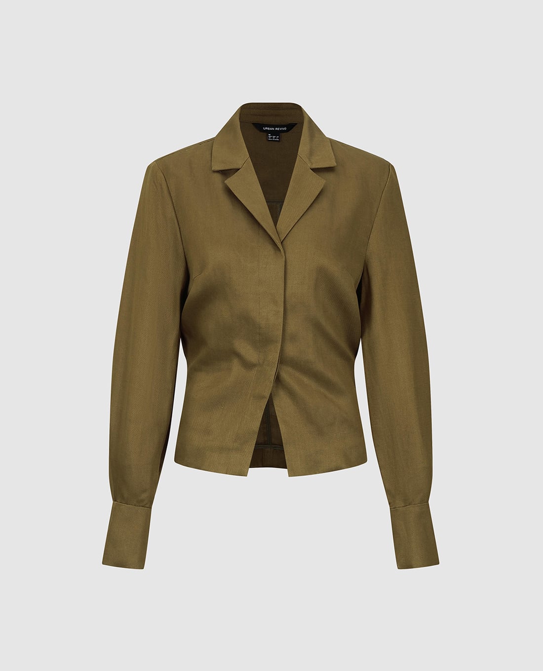 URBAN REVIVO - Áo khoác blazer nữ phom ôm thanh lịch