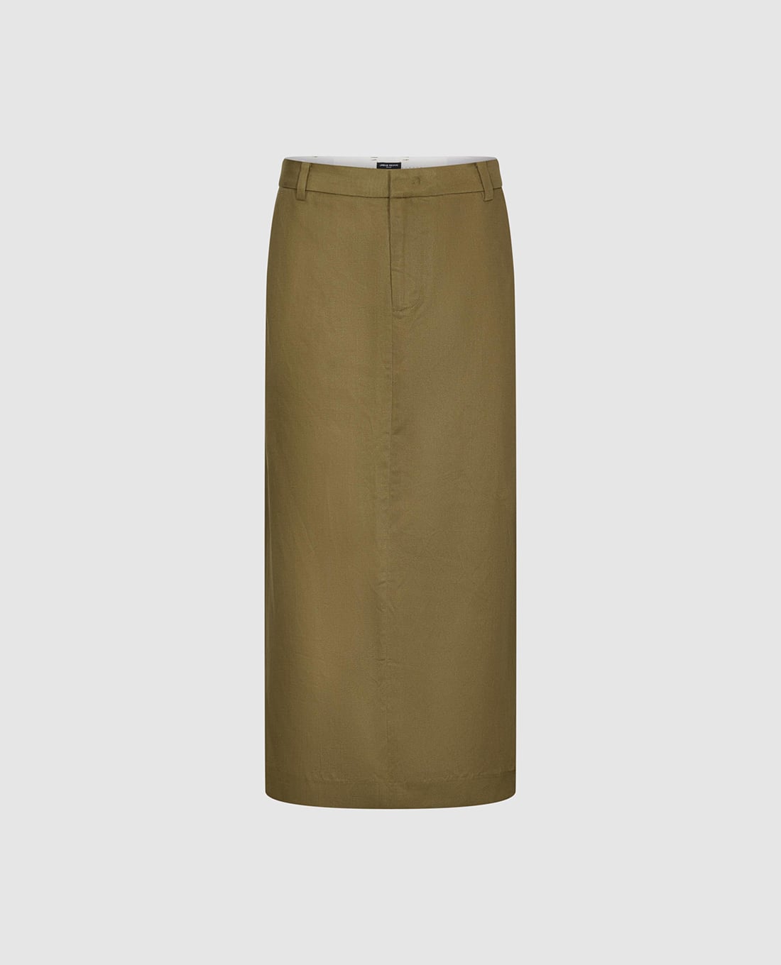 URBAN REVIVO - Chân váy phom suông midi xẻ tà