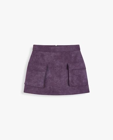  DEZUS - Chân váy chữ A mini túi hộp Carylin 
