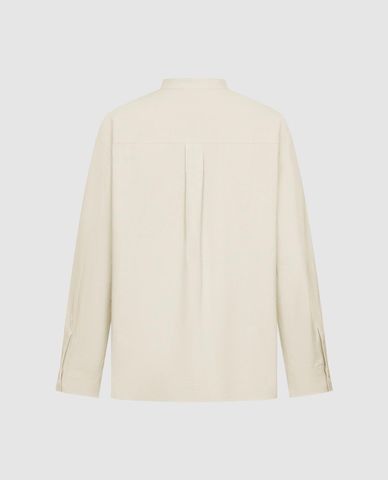  URBAN REVIVO - Áo sơ mi nam cổ trụ tay dài thanh lịch 