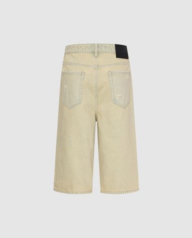  URBAN REVIVO - Quần jeans nam ống rộng rách gối 