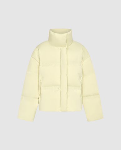  URBAN REVIVO - Áo khoác phao nữ cổ trụ tay dài 