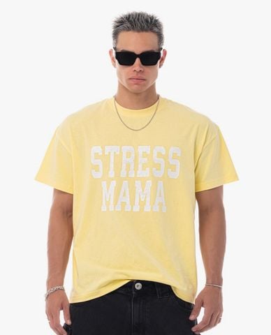 STRESSMAMA - Áo thun unisex cổ tròn tay ngắn SSMA Basic 