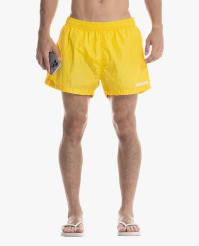  STRESSMAMA - Quần short unisex ống rộng thêu logo 