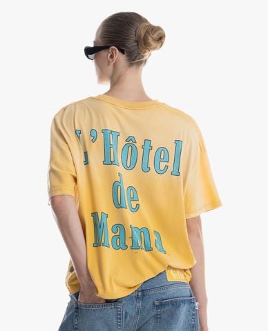  STRESSMAMA - Áo thun unisex cổ tròn tay ngắn L'Hôtel 