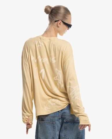  STRESSMAMA - Áo thun unisex cổ tròn tay dài Sketch 