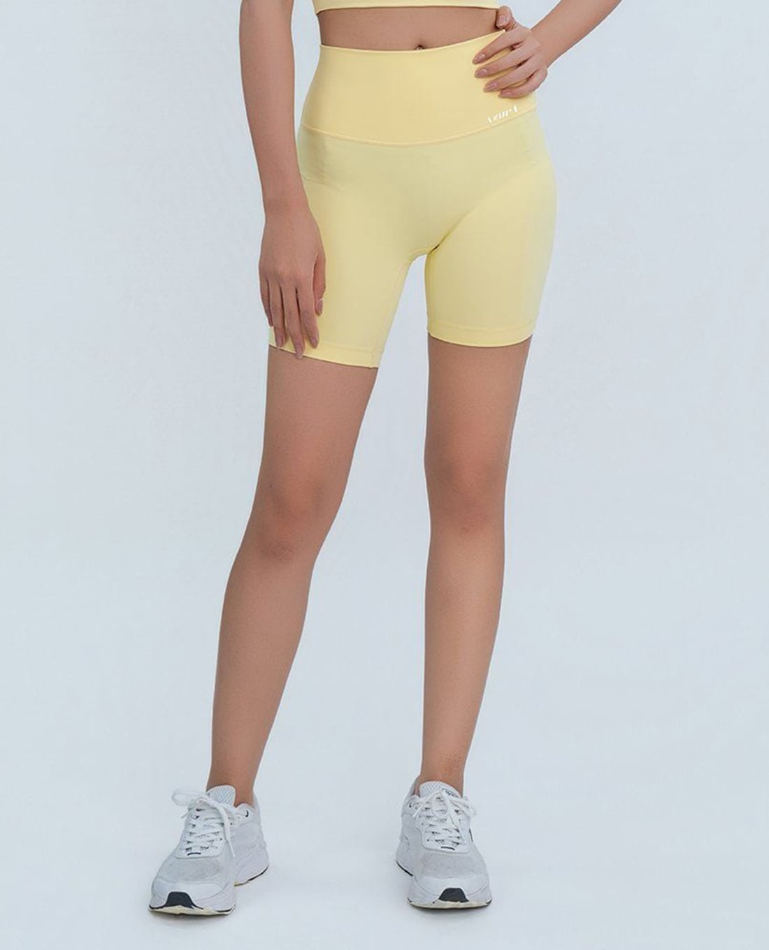 AZURA - Quần short leggings thể thao nữ lưng cao