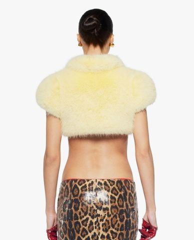  FANCì CLUB - Áo khoác lông nữ phom croptop Karolina 