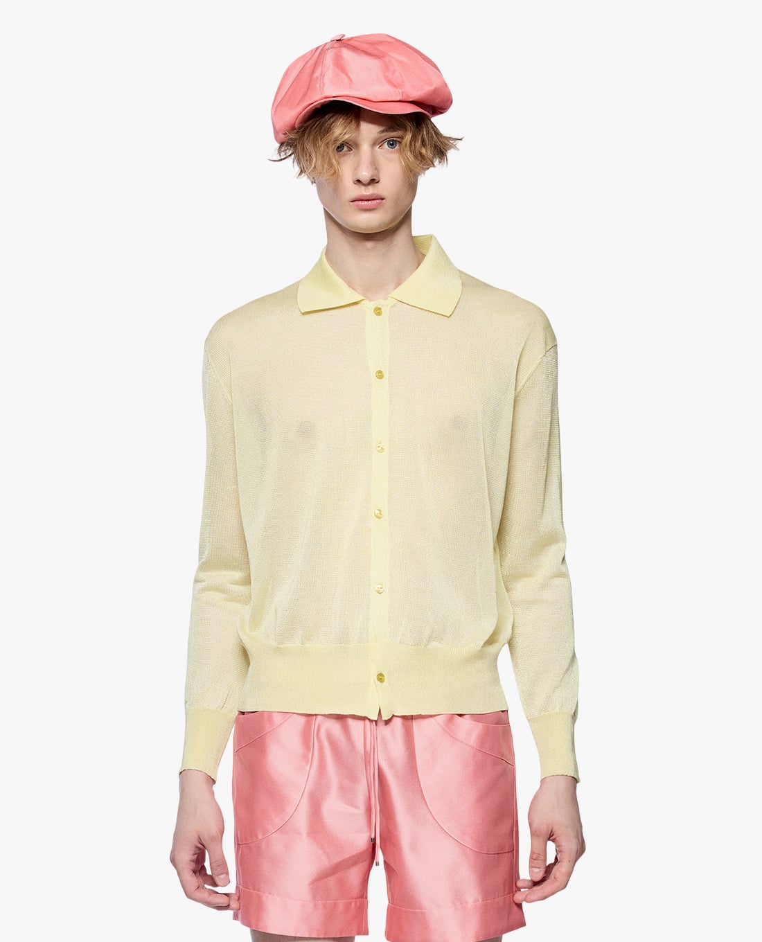 FANCì CLUB - Áo khoác cardigan unisex tay dài xuyên thấu Dehooked