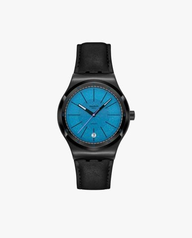  SWATCH - Đồng hồ unisex Blackcloak Mechanism 42mm 