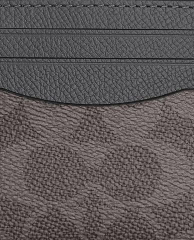  COACH - Ví đựng thẻ nam Signature Canvas 