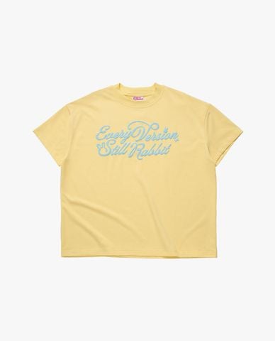  BAD RABBIT CLUB - Áo thun unisex cổ tròn tay ngắn Vitamin 