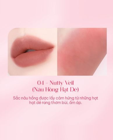  YNM - Son tint lì mịn môi Heart Veil 