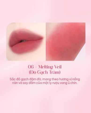  YNM - Son tint lì mịn môi Heart Veil 