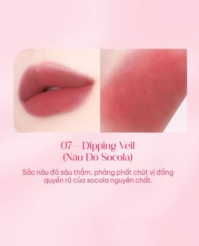  YNM - Son tint lì mịn môi Heart Veil 