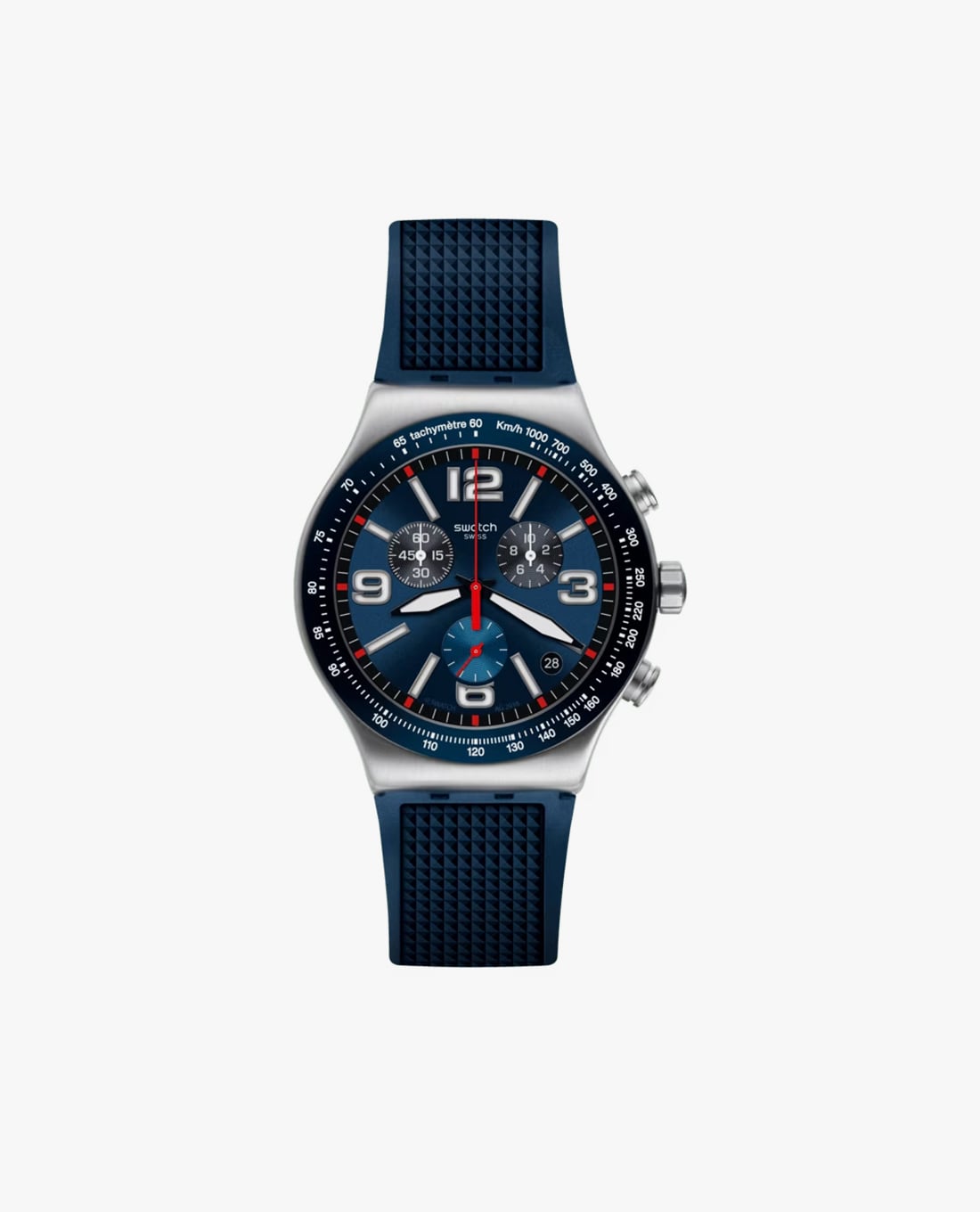 SWATCH - Đồng hồ unisex Blue Grid 43mm