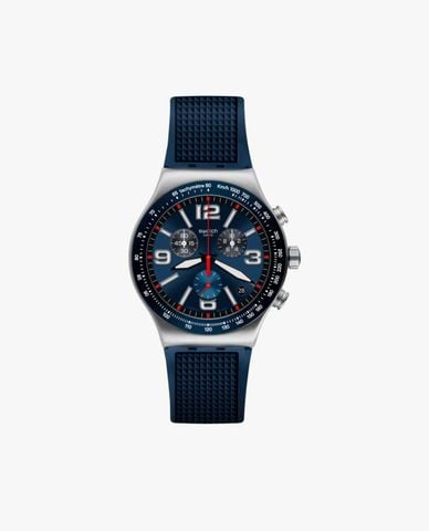  SWATCH - Đồng hồ unisex Blue Grid 43mm 