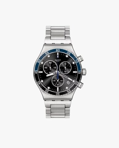  SWATCH - Đồng hồ unisex Dark Blue Irony 43mm 