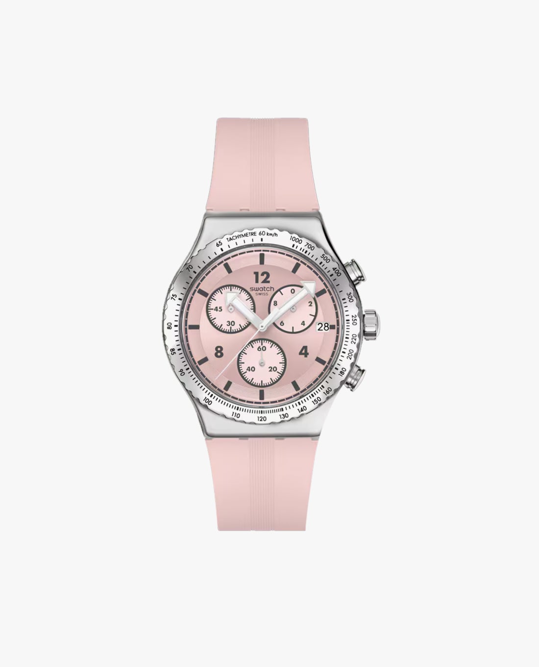 SWATCH - Đồng hồ unisex Poppingly Pink 43mm
