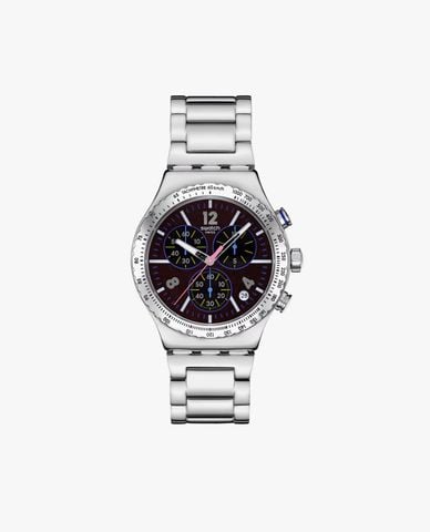  SWATCH - Đồng hồ unisex Purple Glow 43mm 
