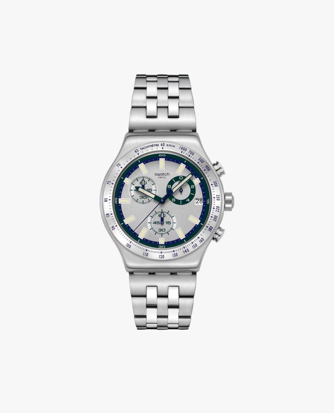 SWATCH - Đồng hồ unisex Midnight In The Mirror 43mm