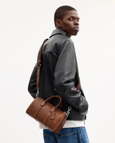  COACH - Túi đeo chéo nam phom chữ nhật Compass 25 