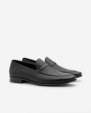  PEDRO - Giày lười nam mũi tròn Woven Leather 