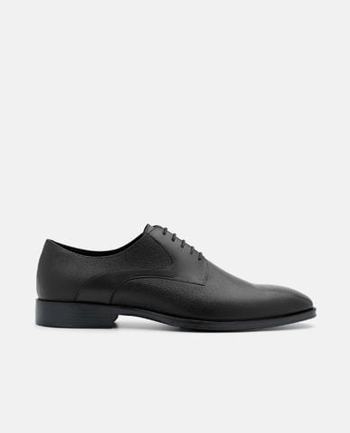  PEDRO - Giày tây nam mũi tròn Saffiano Leather 