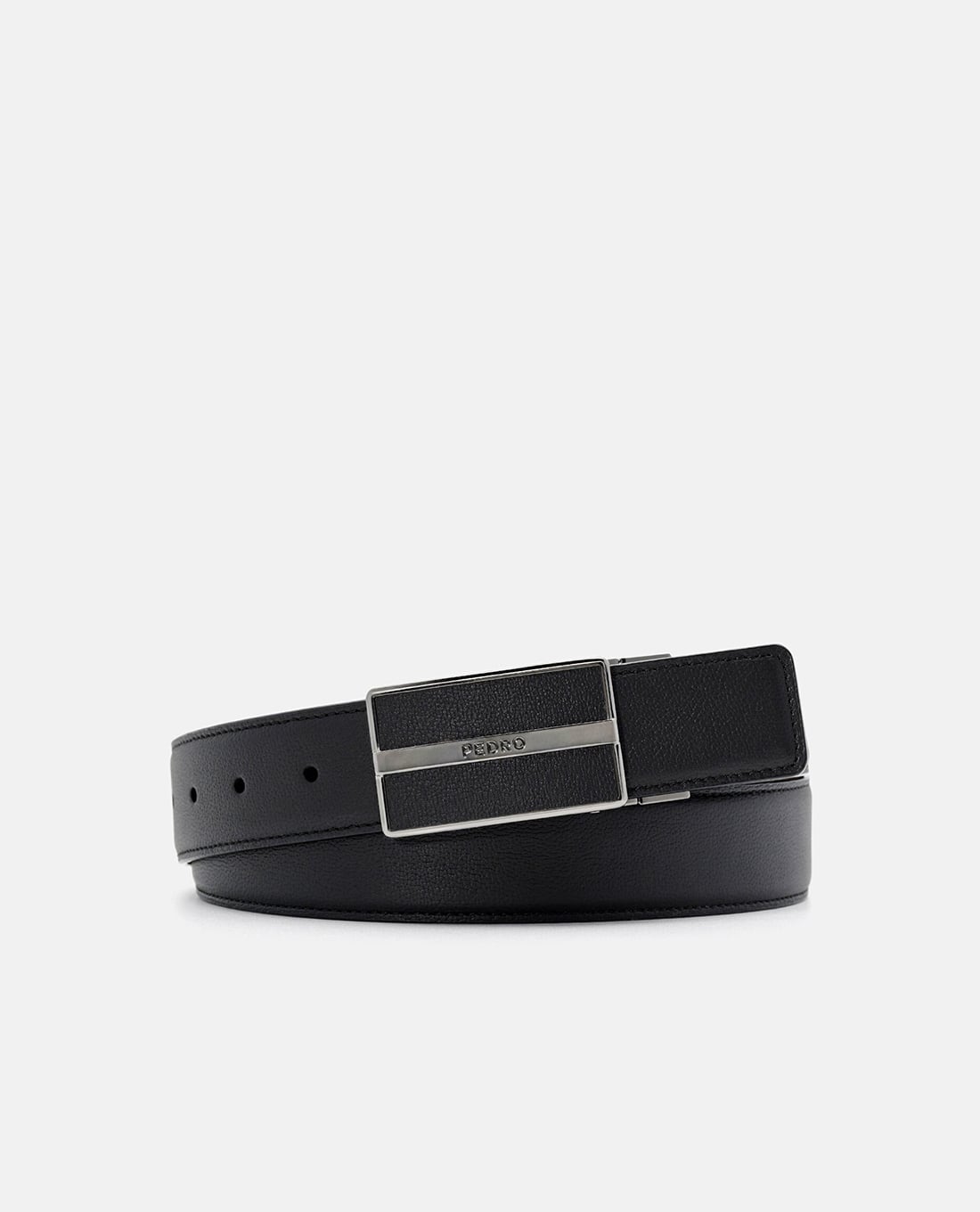 PEDRO - Thắt lưng nam bản vừa Leather Automatic