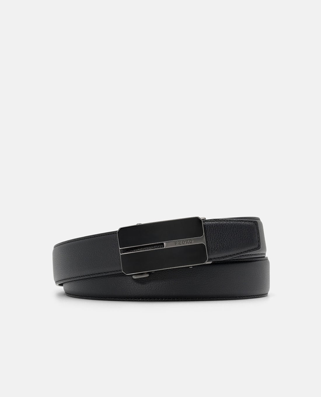 PEDRO - Thắt lưng nam bản vừa Embossed Leather