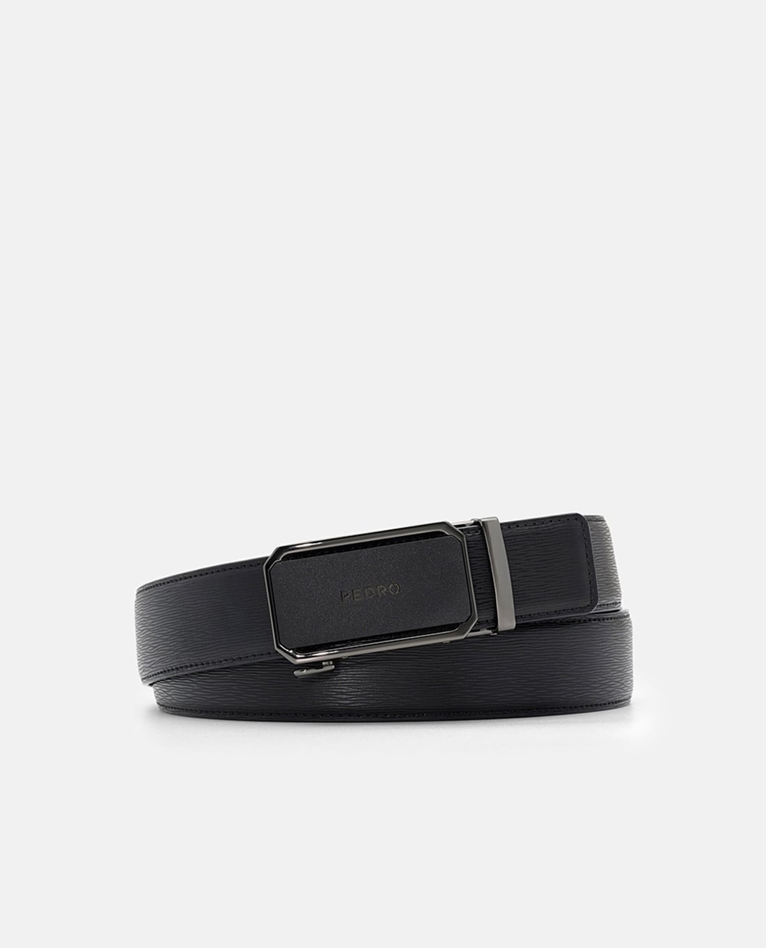 PEDRO - Thắt lưng nam bản vừa Leather Automatic
