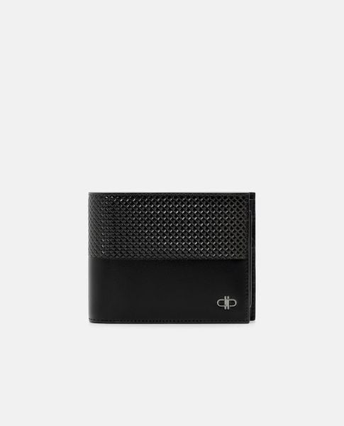  PEDRO - Ví nam dáng ngắn gập đôi Embossed Leather 