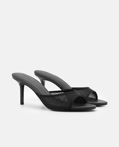  PEDRO - Giày mules cao gót nữ Mesh 