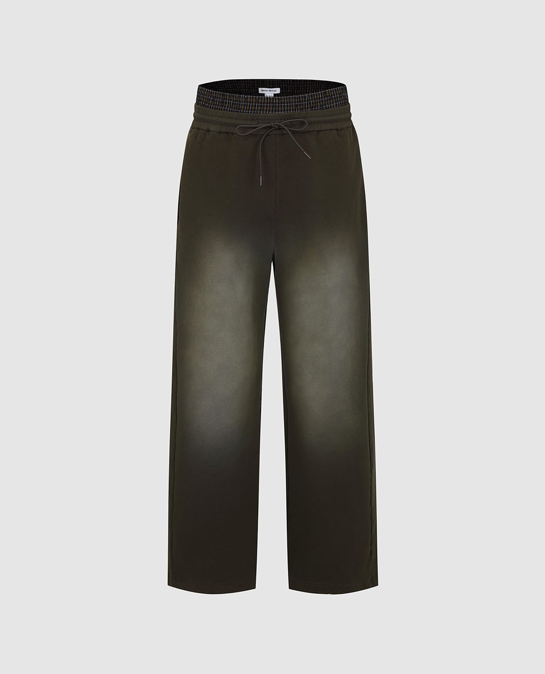 URBAN REVIVO - Quần jeans nam ống rộng wash bạc