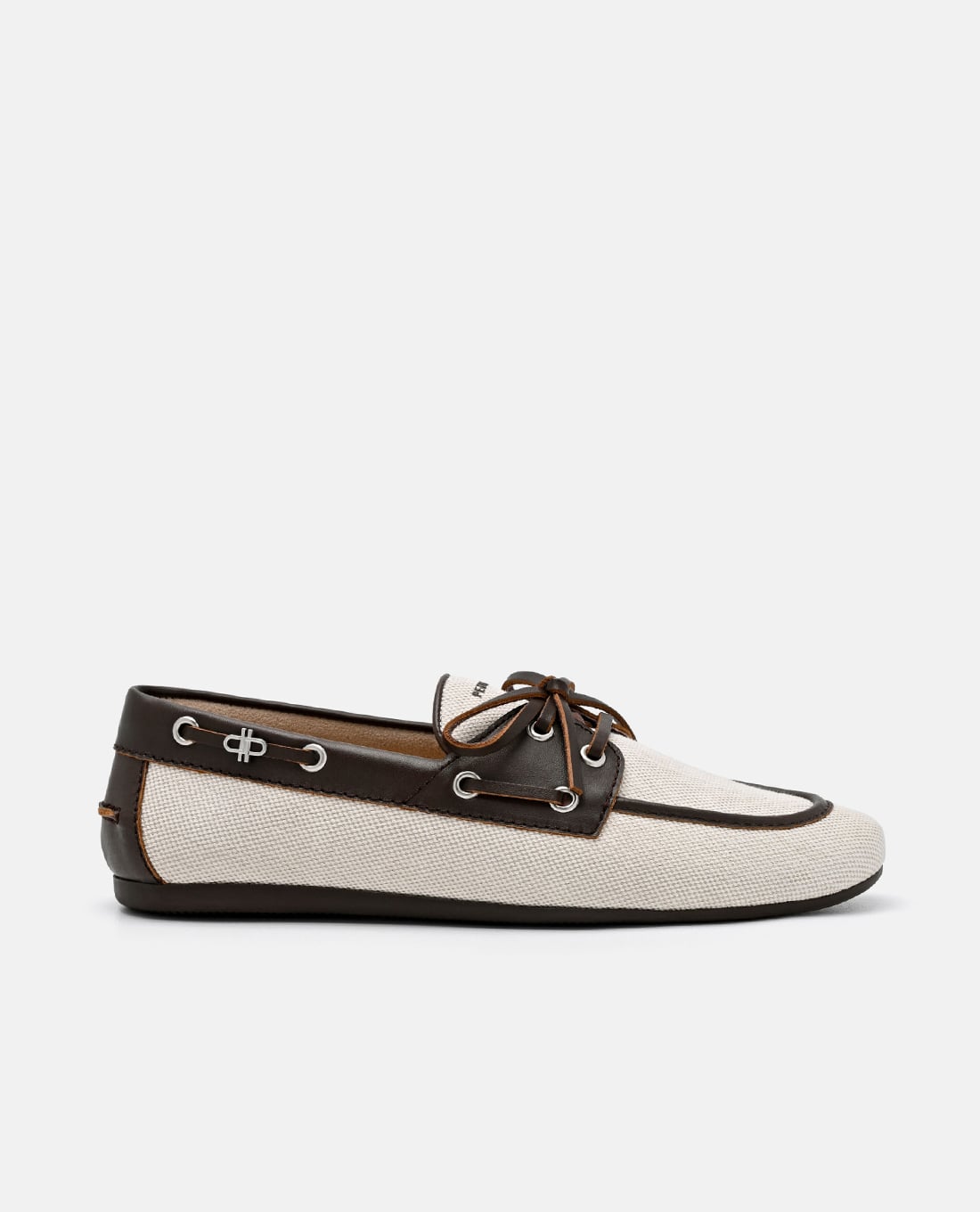 PEDRO - Giày lười nữ đế bệt mũi tròn Dee Canvas