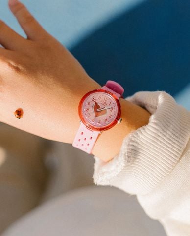  FLIK FLAK - Đồng hồ trẻ em Fizz In Pink 31.85mm 